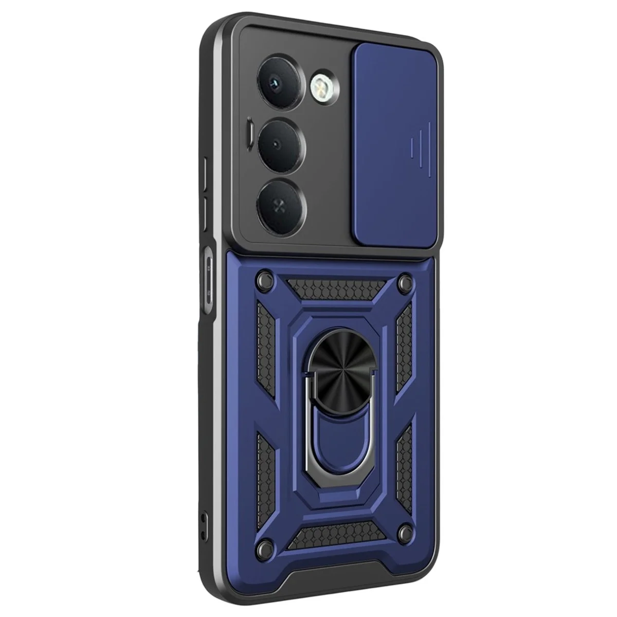 Xiaomi Redmi 15 4g Pars Lens Yüzüklü Silikon - Lacivert Xiaomi Redmi 15 4g Pars Lens Yüzüklü Silikon - Lacivert