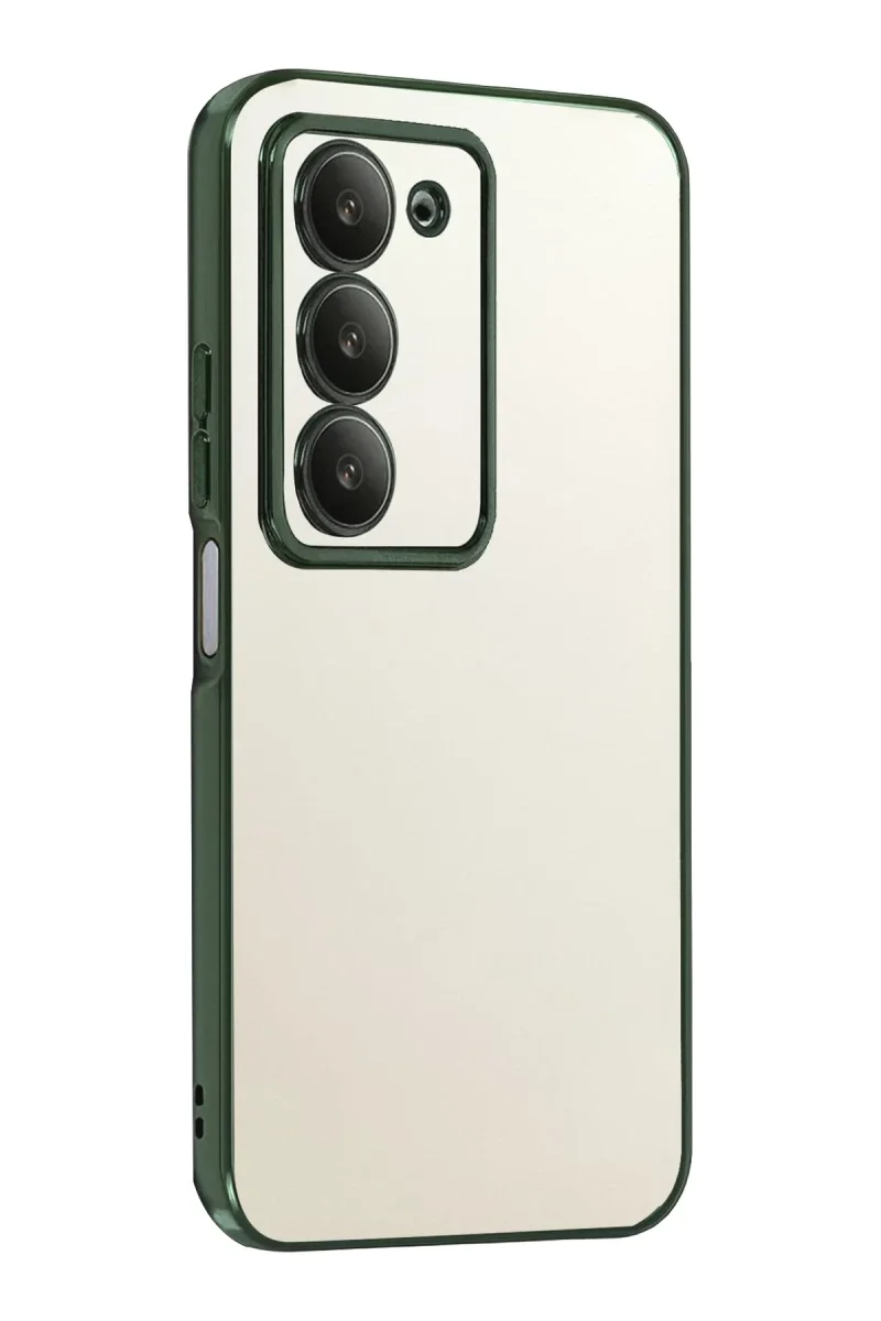 Xiaomi Redmi 15 4G Razer Lensli Silikon - Yeşil