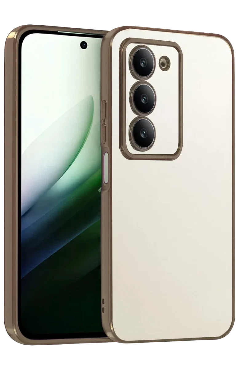 Xiaomi Redmi 15 4G Razer Lensli Silikon - Çöl Titanyum Xiaomi Redmi 15 4G Razer Lensli Silikon - Çöl Titanyum