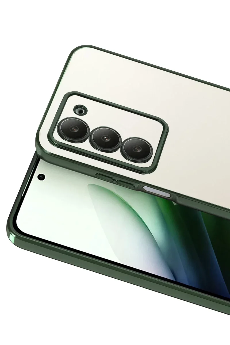 Xiaomi Redmi 15 4G Razer Lensli Silikon - Yeşil