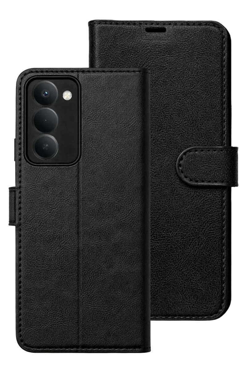 Xiaomi Redmi 15 5G Trend S Plus Kapaklı Kılıf - Siyah Xiaomi Redmi 15 5G Trend S Plus Kapaklı Kılıf - Siyah