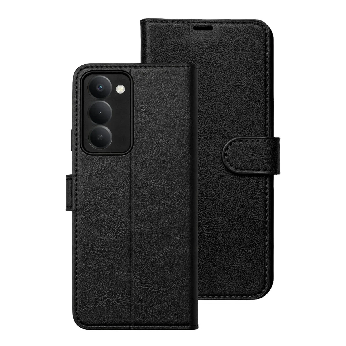 Xiaomi Redmi 15 5g Trend S Plus Kapaklı Kılıf - Siyah Xiaomi Redmi 15 5g Trend S Plus Kapaklı Kılıf - Siyah