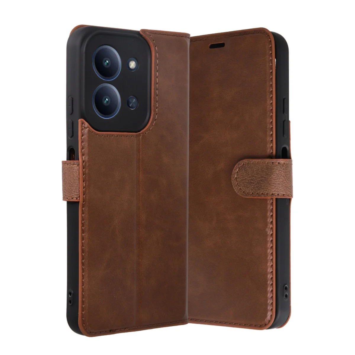 Xiaomi Redmi 15c 4g Trend S Plus Kapaklı Kılıf - Taba Xiaomi Redmi 15c 4g Trend S Plus Kapaklı Kılıf - Taba