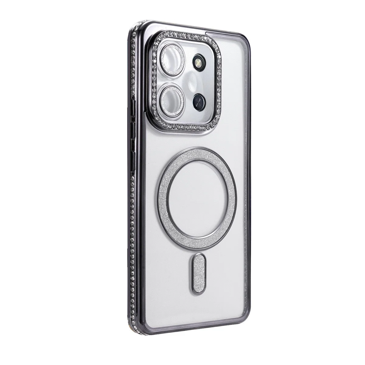 Xiaomi Redmi 15c 4g Joke Simli Magneticsafe Kılıf - Siyah Xiaomi Redmi 15c 4g Joke Simli Magneticsafe Kılıf - Siyah