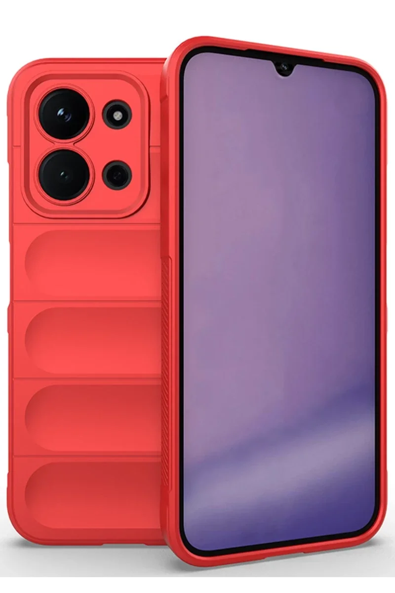 Xiaomi Redmi 15C 4G Optimum Silikon - Kırmızı Xiaomi Redmi 15C 4G Optimum Silikon - Kırmızı