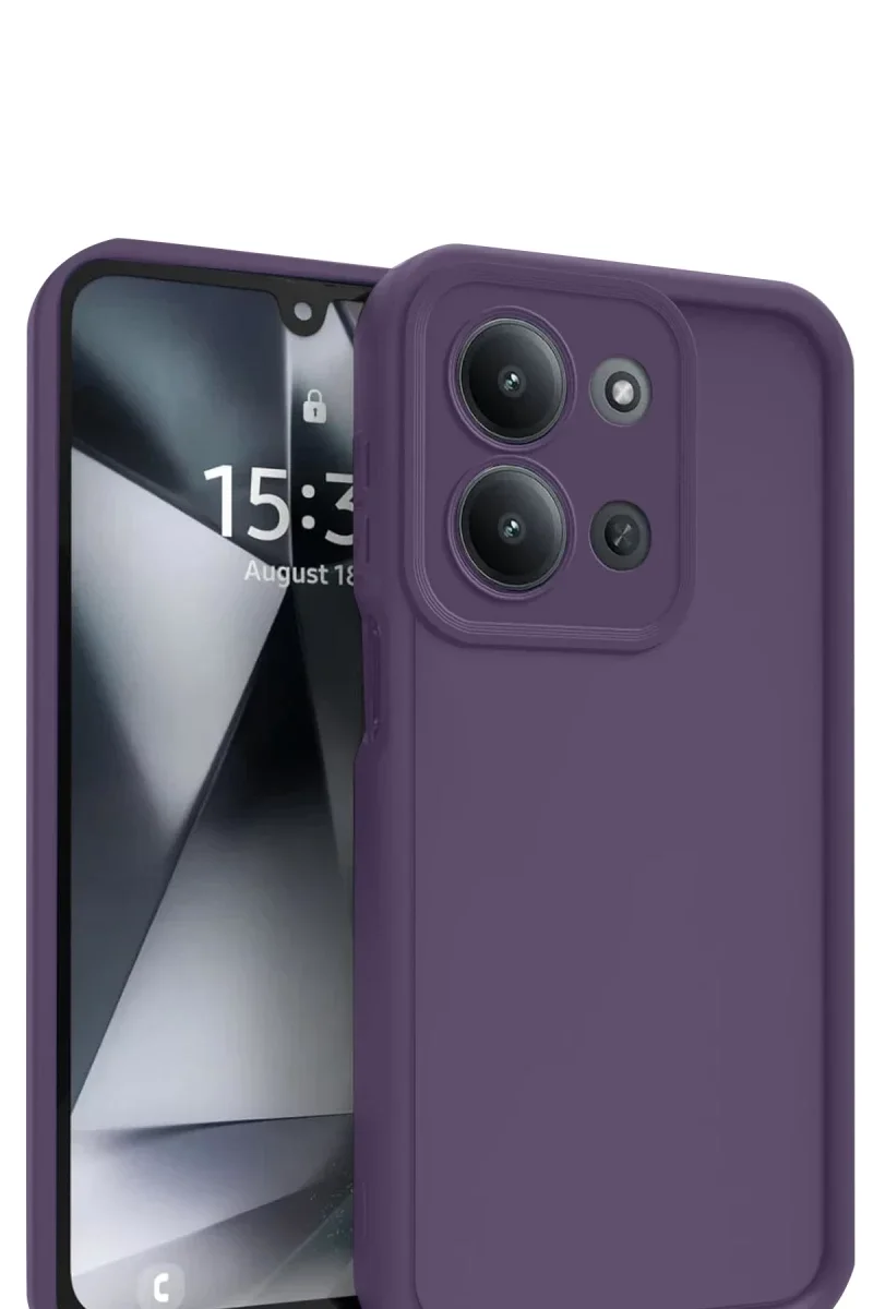 Xiaomi Redmi 15C 4G Viera Silikon - Mürdüm Xiaomi Redmi 15C 4G Viera Silikon - Mürdüm