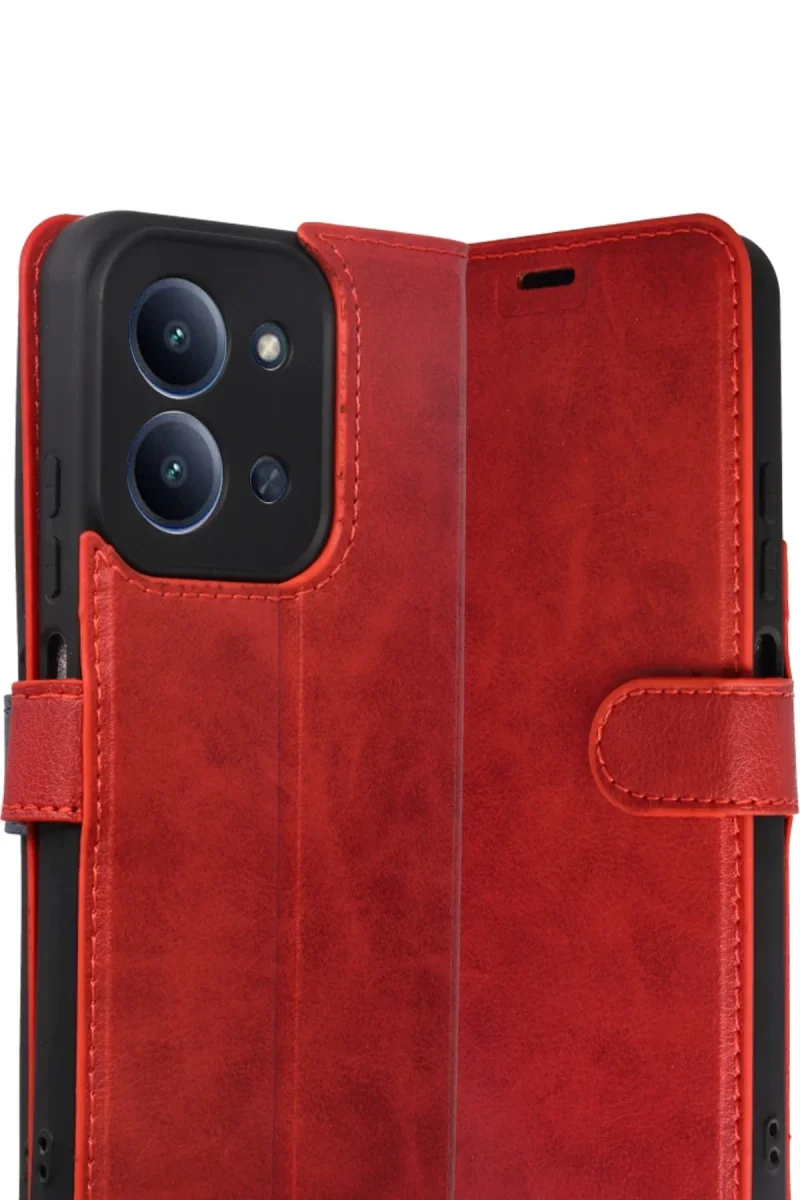Xiaomi Redmi 15C 4G Trend S Plus Kapaklı Kılıf - Kırmızı Fiyatı, Yorumları ve Özellikleri