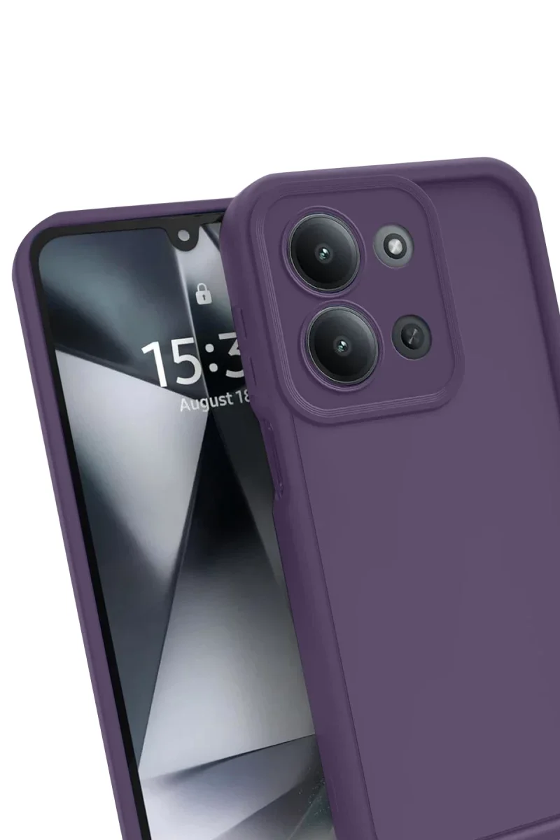 Xiaomi Redmi 15C 4G Viera Silikon - Mürdüm Xiaomi Redmi 15C 4G Viera Silikon - Mürdüm