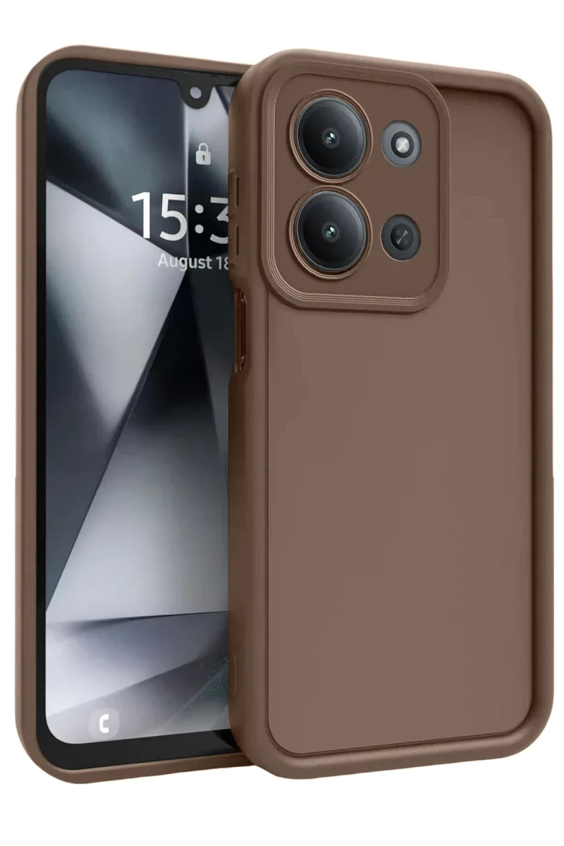 Xiaomi Redmi 15C 4G Viera Silikon - Kahverengi Xiaomi Redmi 15C 4G Viera Silikon - Kahverengi