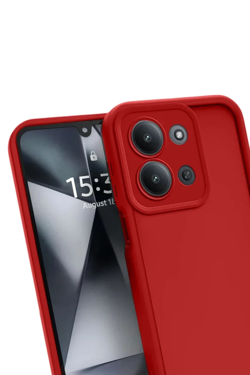 Xiaomi Redmi 15C 4G Viera Silikon - Kırmızı Xiaomi Redmi 15C 4G Viera Silikon - Kırmızı