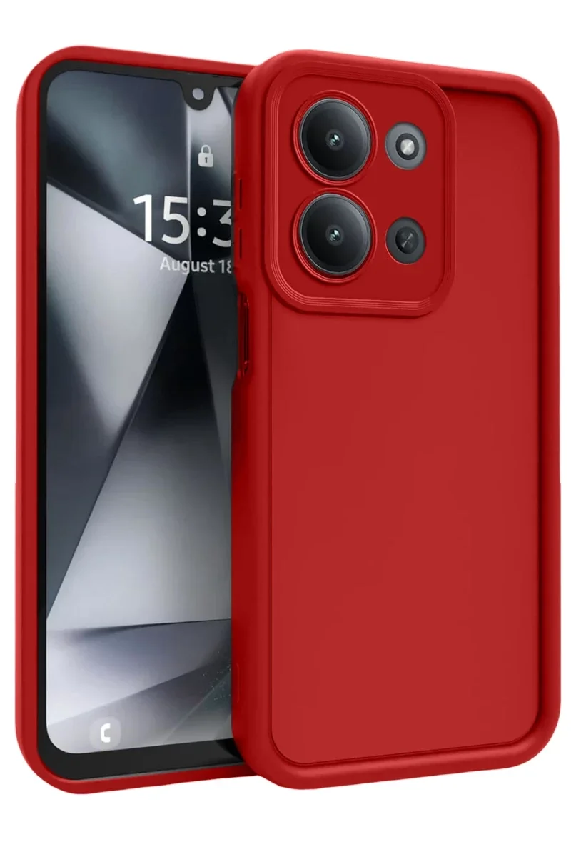 Xiaomi Redmi 15C 4G Viera Silikon - Kırmızı Xiaomi Redmi 15C 4G Viera Silikon - Kırmızı