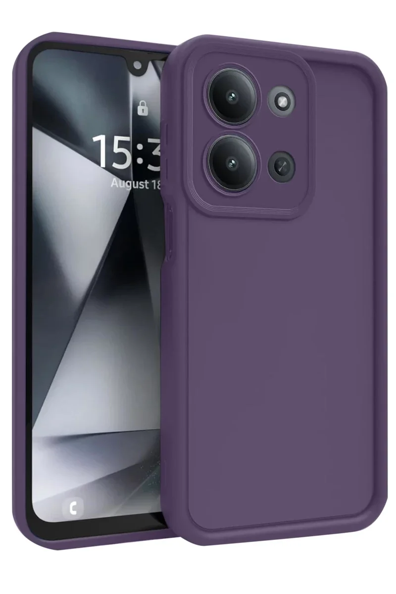 Xiaomi Redmi 15C 4G Viera Silikon - Mürdüm Xiaomi Redmi 15C 4G Viera Silikon - Mürdüm