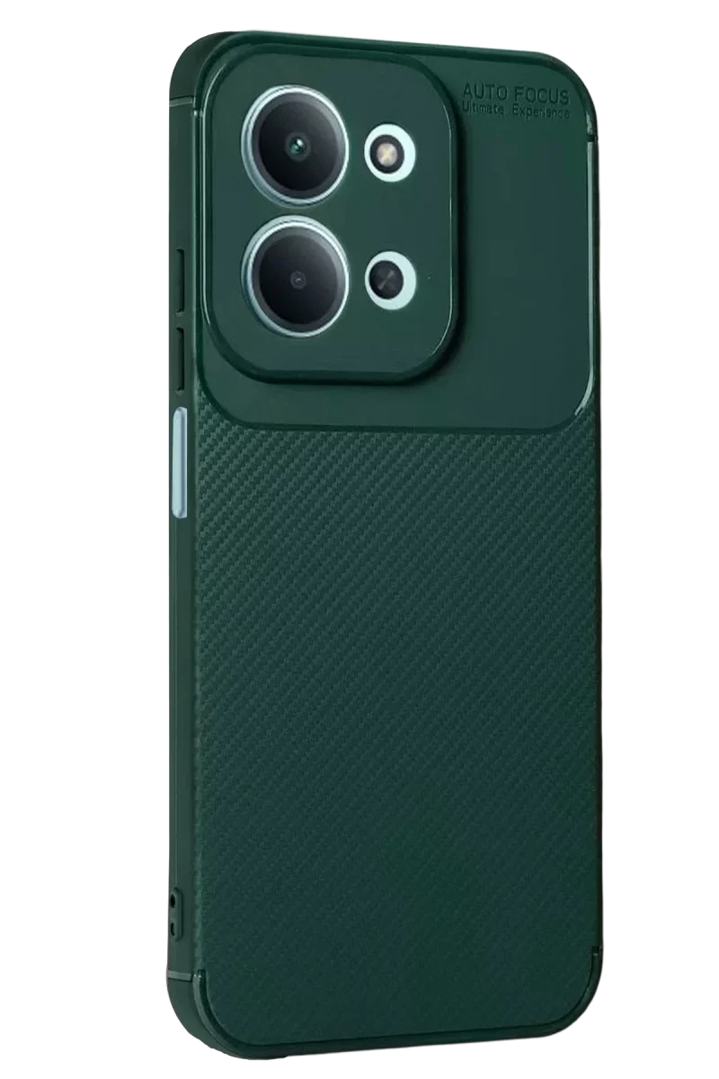 Xiaomi Redmi 15C 5G Auto Focus Karbon Kapak - Koyu Yeşil Xiaomi Redmi 15C 5G Auto Focus Karbon Kapak - Koyu Yeşil