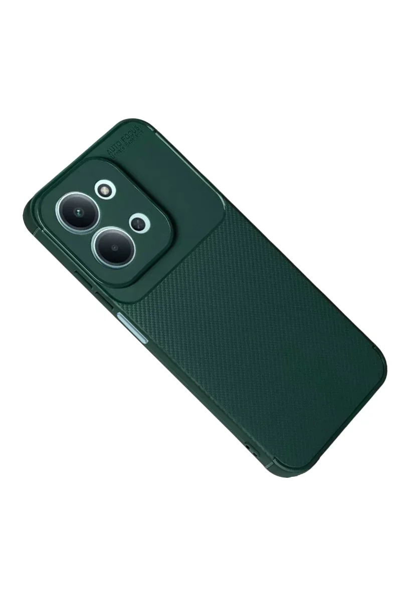 Xiaomi Redmi 15C 5G Auto Focus Karbon Kapak - Koyu Yeşil Xiaomi Redmi 15C 5G Auto Focus Karbon Kapak - Koyu Yeşil