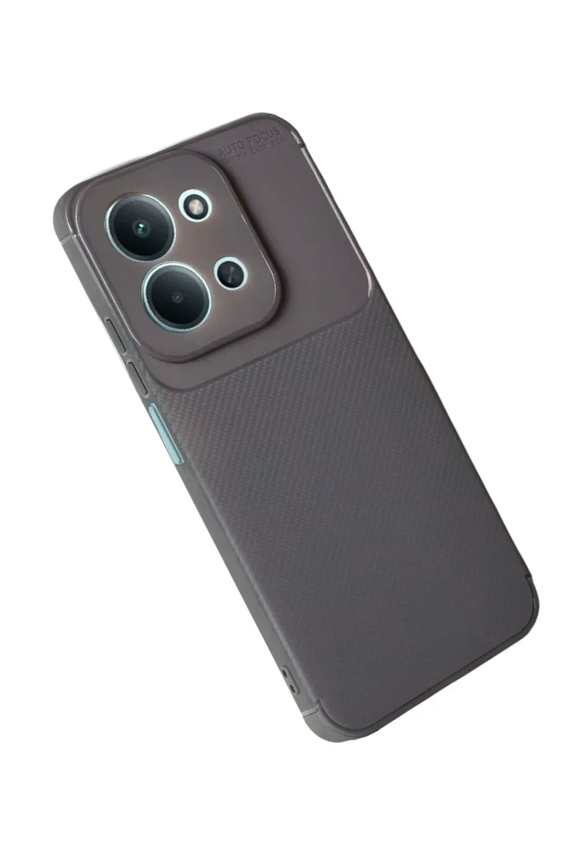 Xiaomi Redmi 15C 5G Auto Focus Karbon Kapak - Gri Xiaomi Redmi 15C 5G Auto Focus Karbon Kapak - Gri