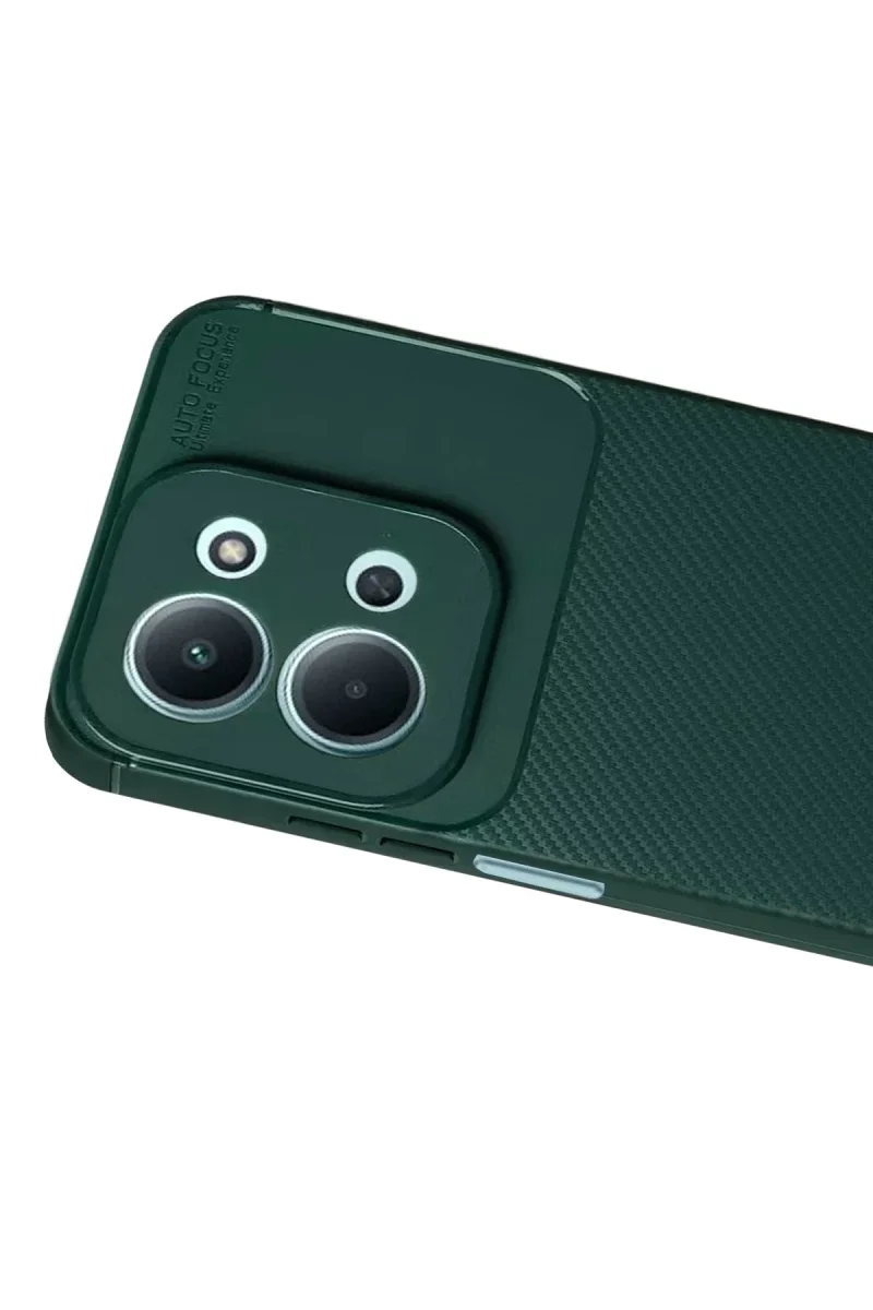 Xiaomi Redmi 15C 5G Auto Focus Karbon Kapak - Koyu Yeşil Xiaomi Redmi 15C 5G Auto Focus Karbon Kapak - Koyu Yeşil