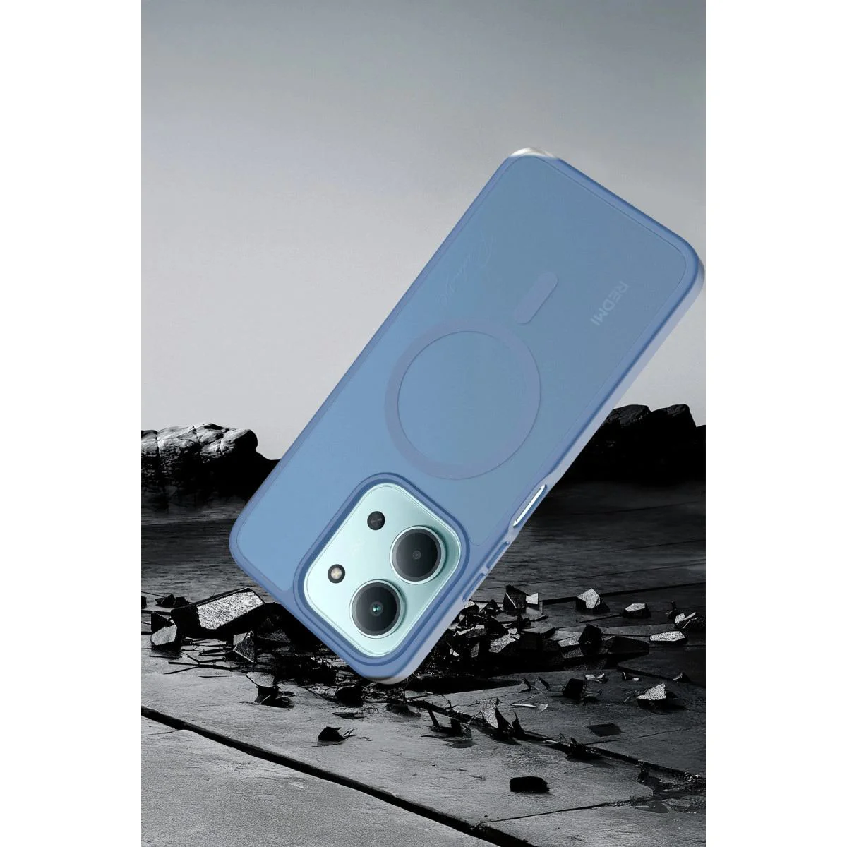 Xiaomi Redmi 15c ile Uyumlu Jota MagSafe Kılıf - Açık Mavi, Çift Katmanlı Koruma Xiaomi Redmi 15c ile Uyumlu Jota MagSafe Kılıf - Açık Mavi, Çift Katmanlı Koruma