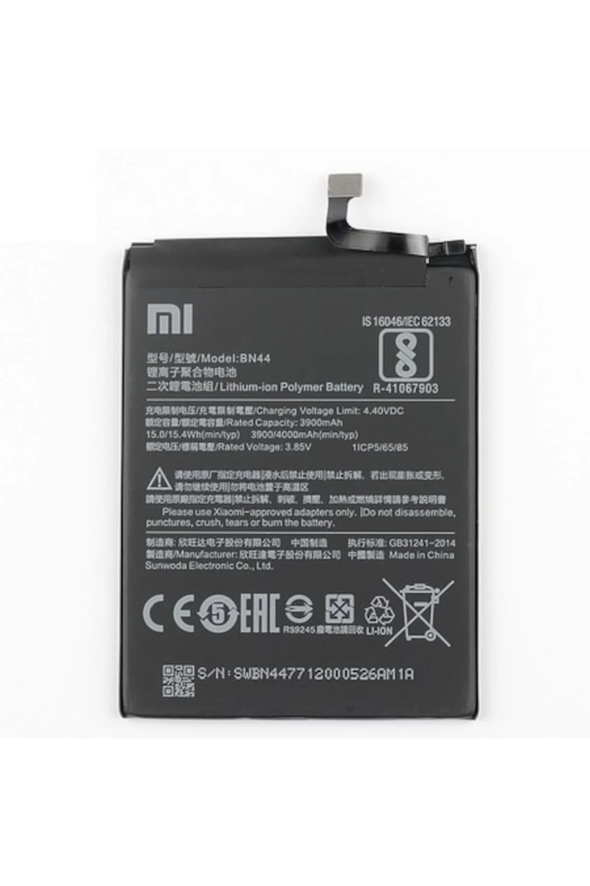 Xiaomi Redmi 5 Plus Bn44 Batarya Pil