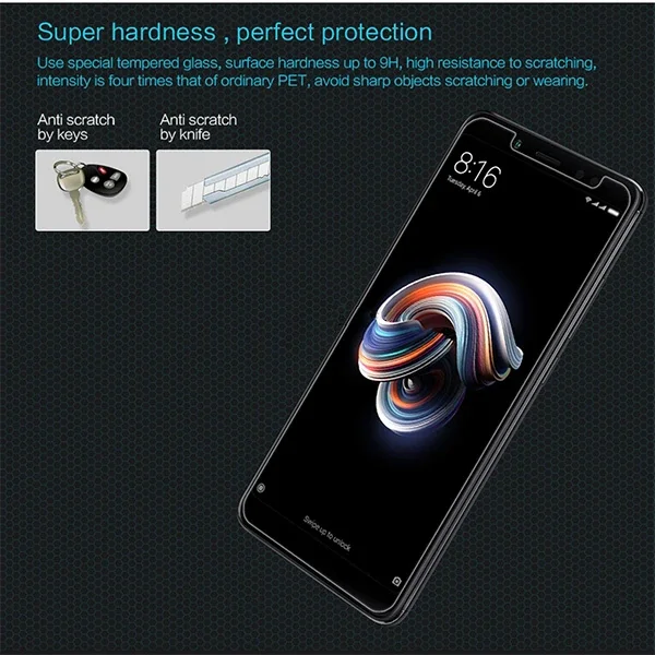Xiaomi Redmi 5+ Plus Kırılmaz Cam Ekran Koruyucu - 5775 Magic Glass 8‑9H