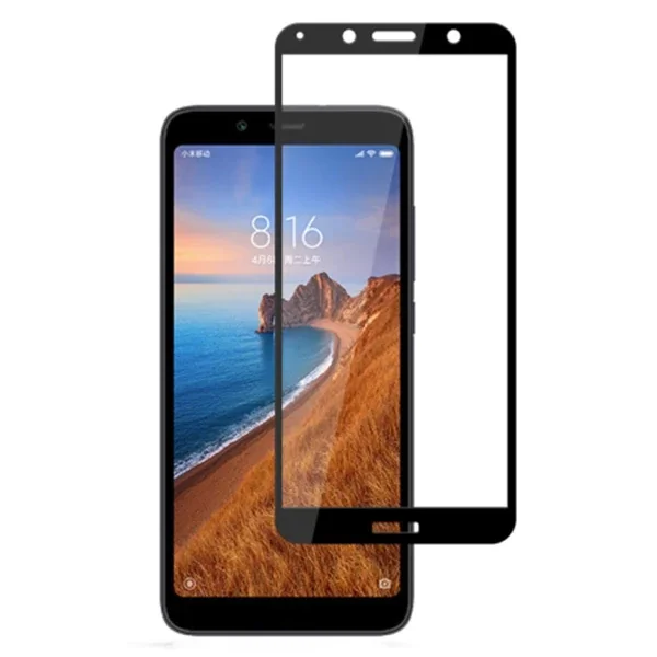 Xiaomi Redmi 7A 3D Full Kaplama Kırılmaz Cam Ekran Koruyucu - 0.25mm 8H Sertlik