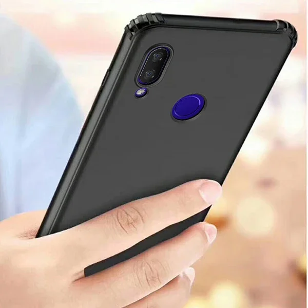 Xiaomi Redmi 7/Y3 Anti-Drop Darbe Emici Şeffaf Silikon Kılıf - Ultra Koruma