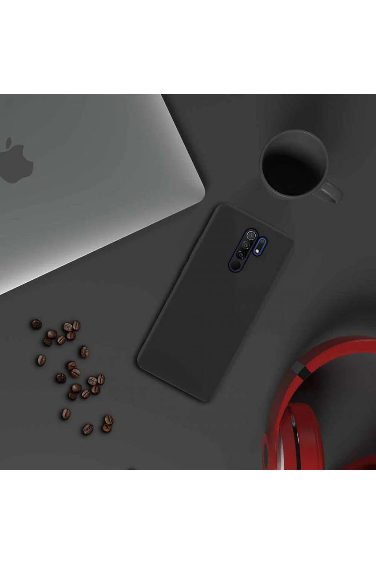 Xiaomi Redmi 9 İçi Kadife Lansman Silikon Kılıf
