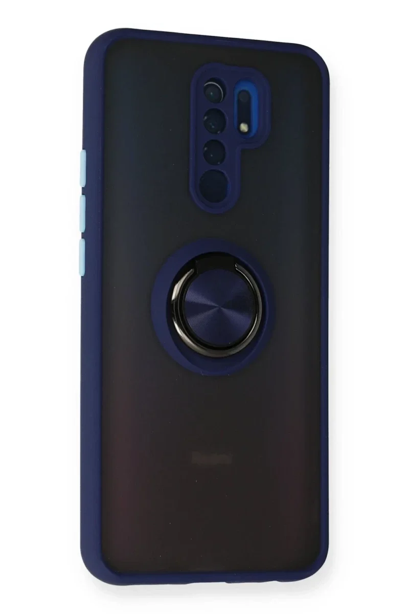 Xiaomi Redmi 9 Kılıf Montreal Yüzüklü Silikon Kapak - Lacivert Fiyatı, Yorumları ve Özellikleri