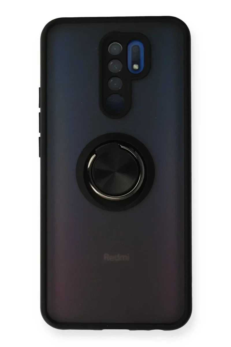 Xiaomi Redmi 9 Kılıf Montreal Yüzüklü Silikon Kapak - Siyah Fiyatı, Yorumları ve Özellikleri