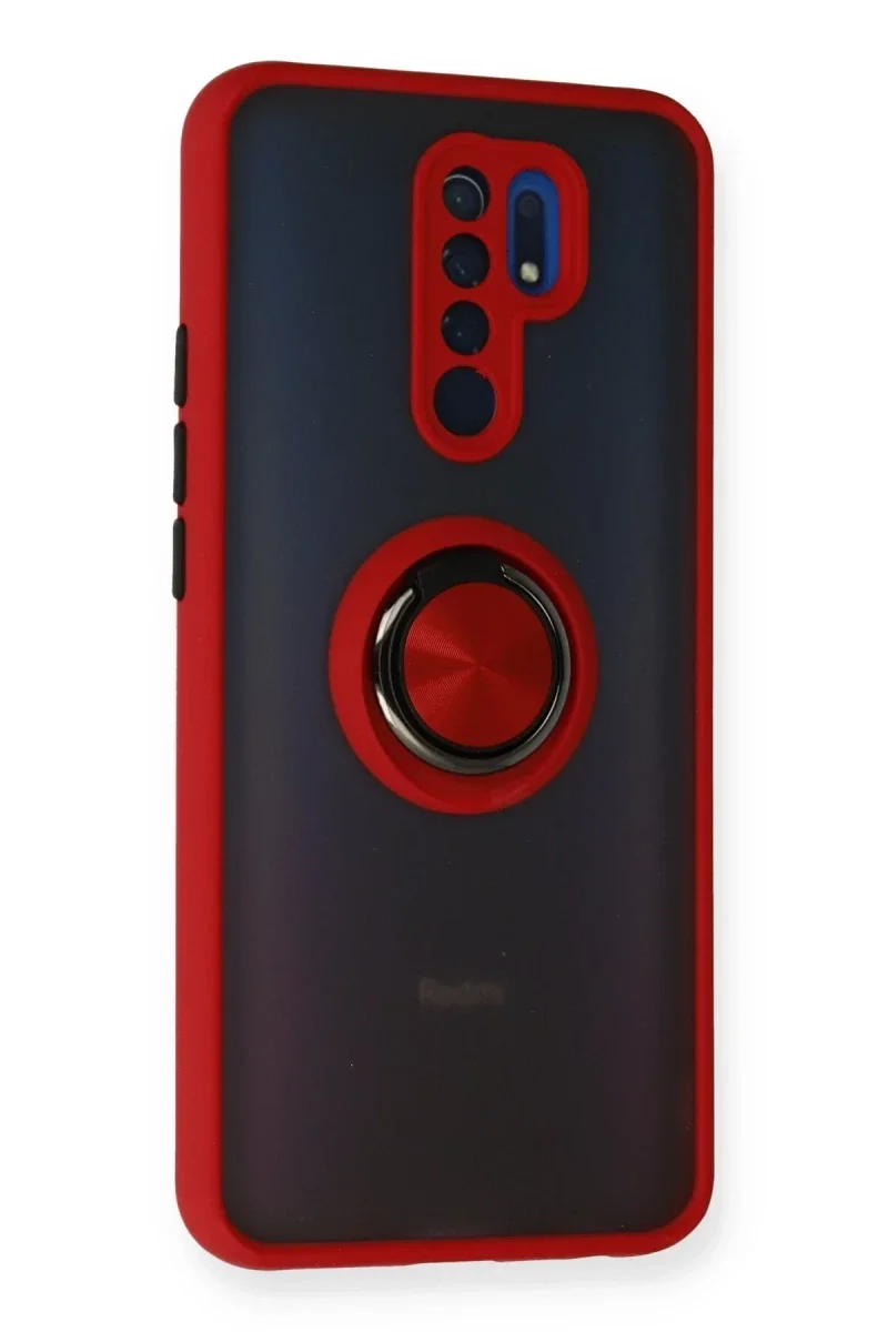Xiaomi Redmi 9 Kılıf Montreal Yüzüklü Silikon Kapak - Kırmızı Fiyatı, Yorumları ve Özellikleri