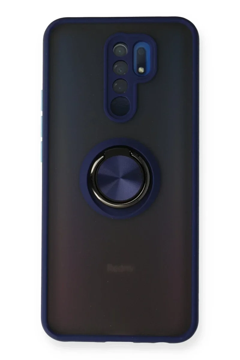 Xiaomi Redmi 9 Kılıf Montreal Yüzüklü Silikon Kapak - Lacivert Fiyatı, Yorumları ve Özellikleri