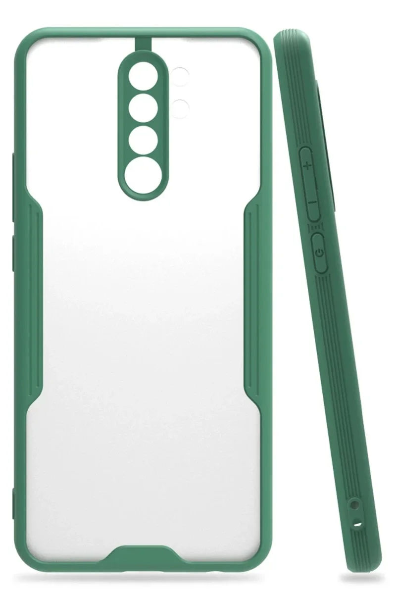 Xiaomi Redmi 9 Kılıf Platin Silikon - Yeşil Xiaomi Redmi 9 Kılıf Platin Silikon - Yeşil