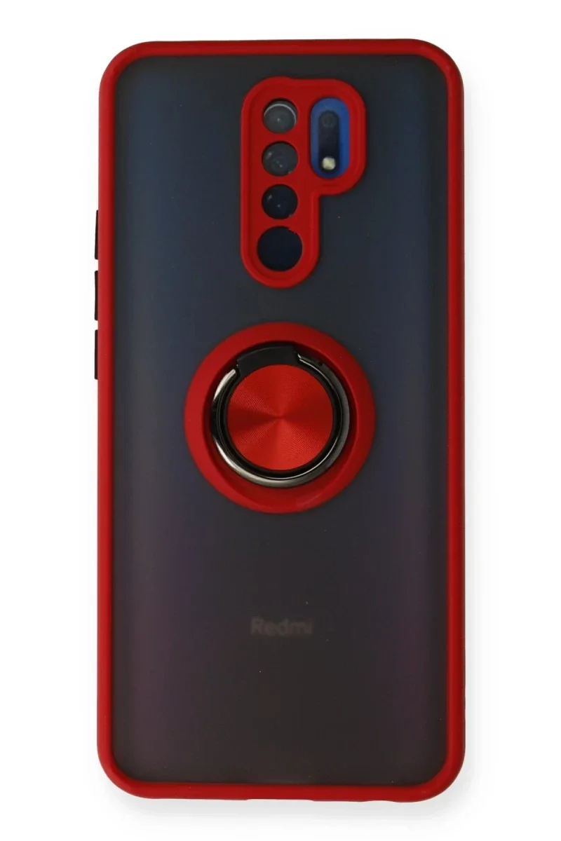 Xiaomi Redmi 9 Kılıf Montreal Yüzüklü Silikon Kapak - Kırmızı Fiyatı, Yorumları ve Özellikleri