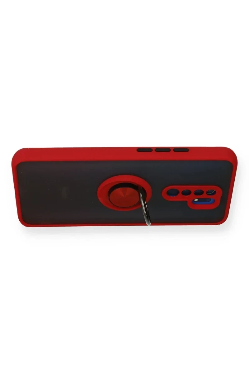 Xiaomi Redmi 9 Kılıf Montreal Yüzüklü Silikon Kapak - Kırmızı Fiyatı, Yorumları ve Özellikleri