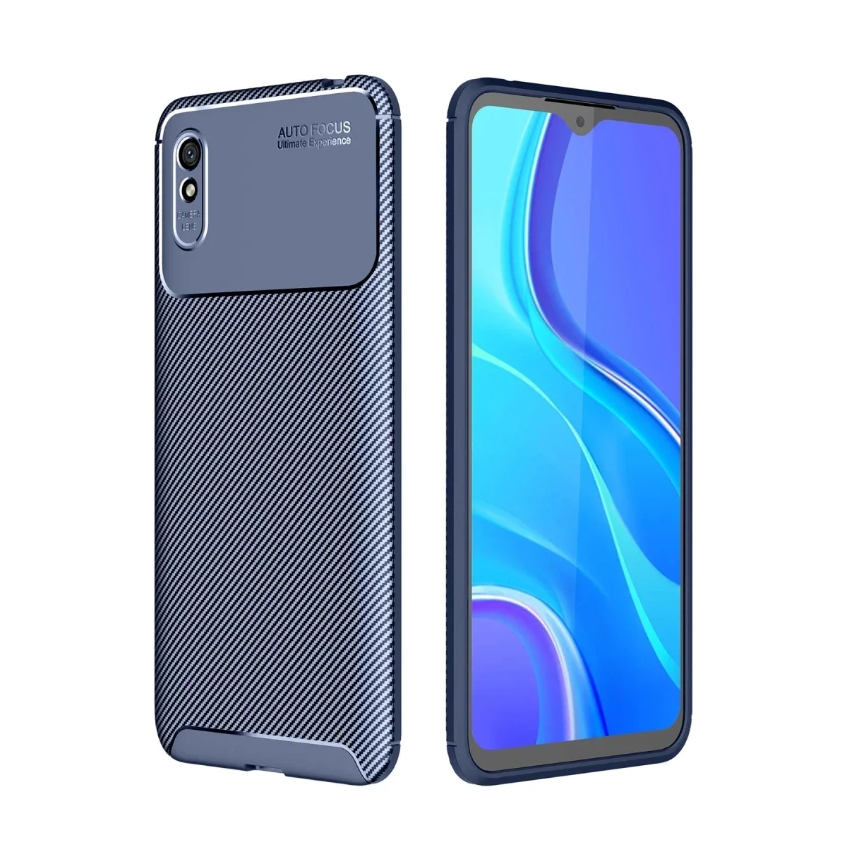 Xiaomi Redmi 9A Kılıf Auto Focus Karbon Kapak - Lacivert Fiyatı, Yorumları ve Özellikleri