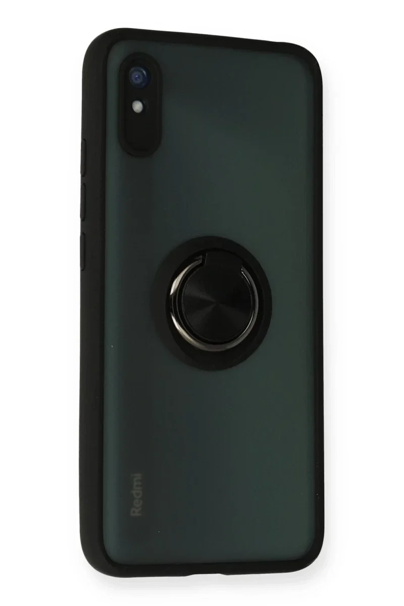Xiaomi Redmi 9A Kılıf Montreal Yüzüklü Silikon Kapak - Siyah Fiyatı, Yorumları ve Özellikleri