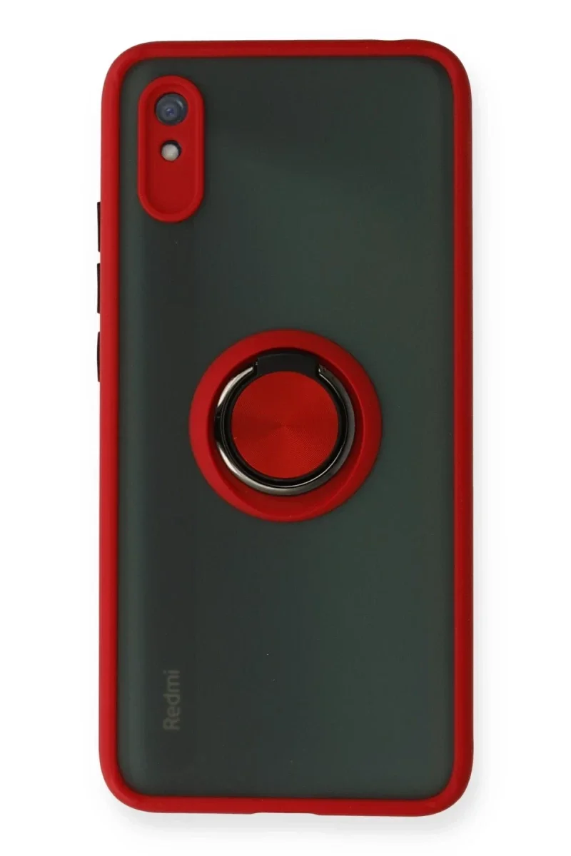 Xiaomi Redmi 9A Kılıf Montreal Yüzüklü Silikon Kapak - Kırmızı Fiyatı, Yorumları ve Özellikleri
