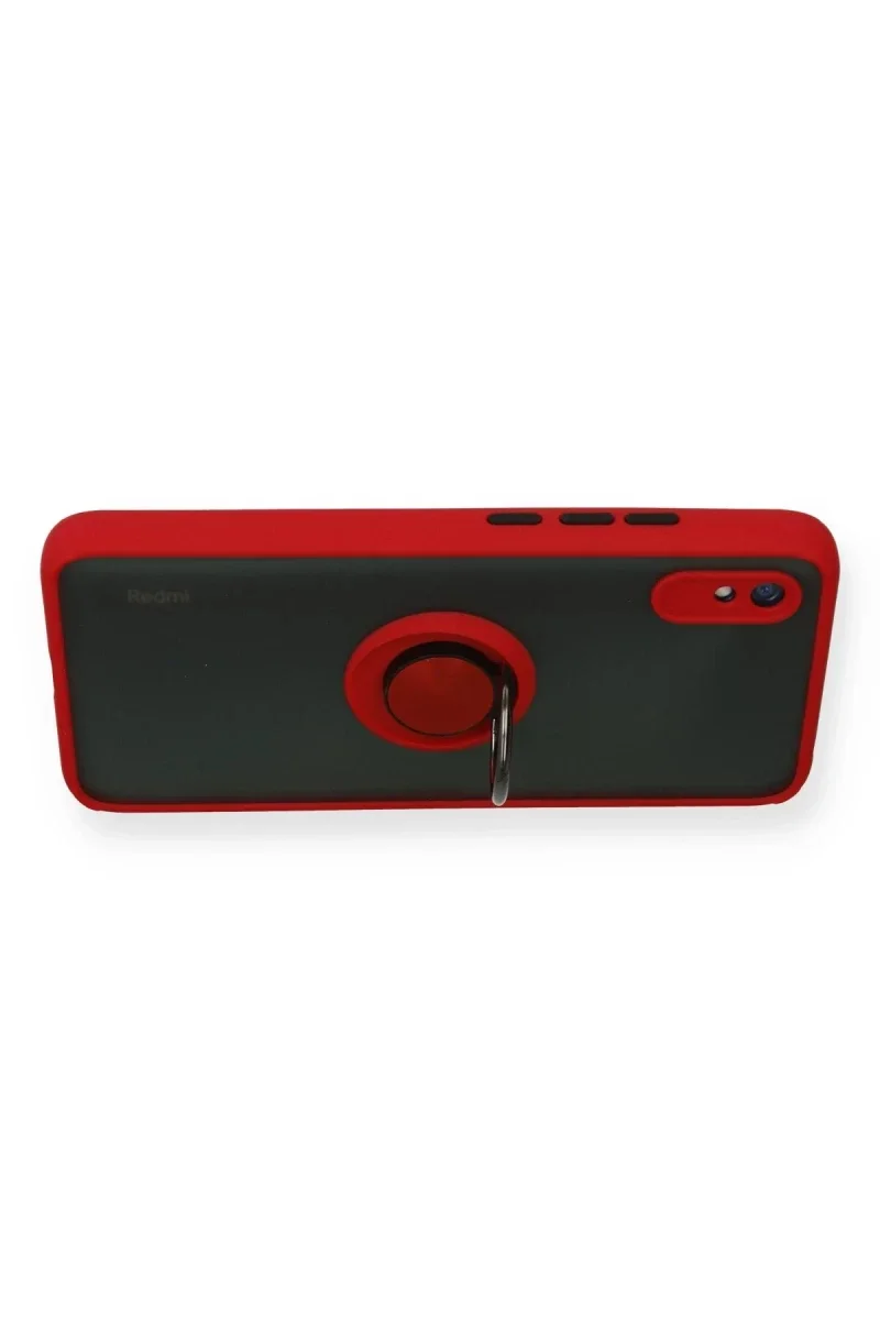 Xiaomi Redmi 9A Kılıf Montreal Yüzüklü Silikon Kapak - Kırmızı Fiyatı, Yorumları ve Özellikleri