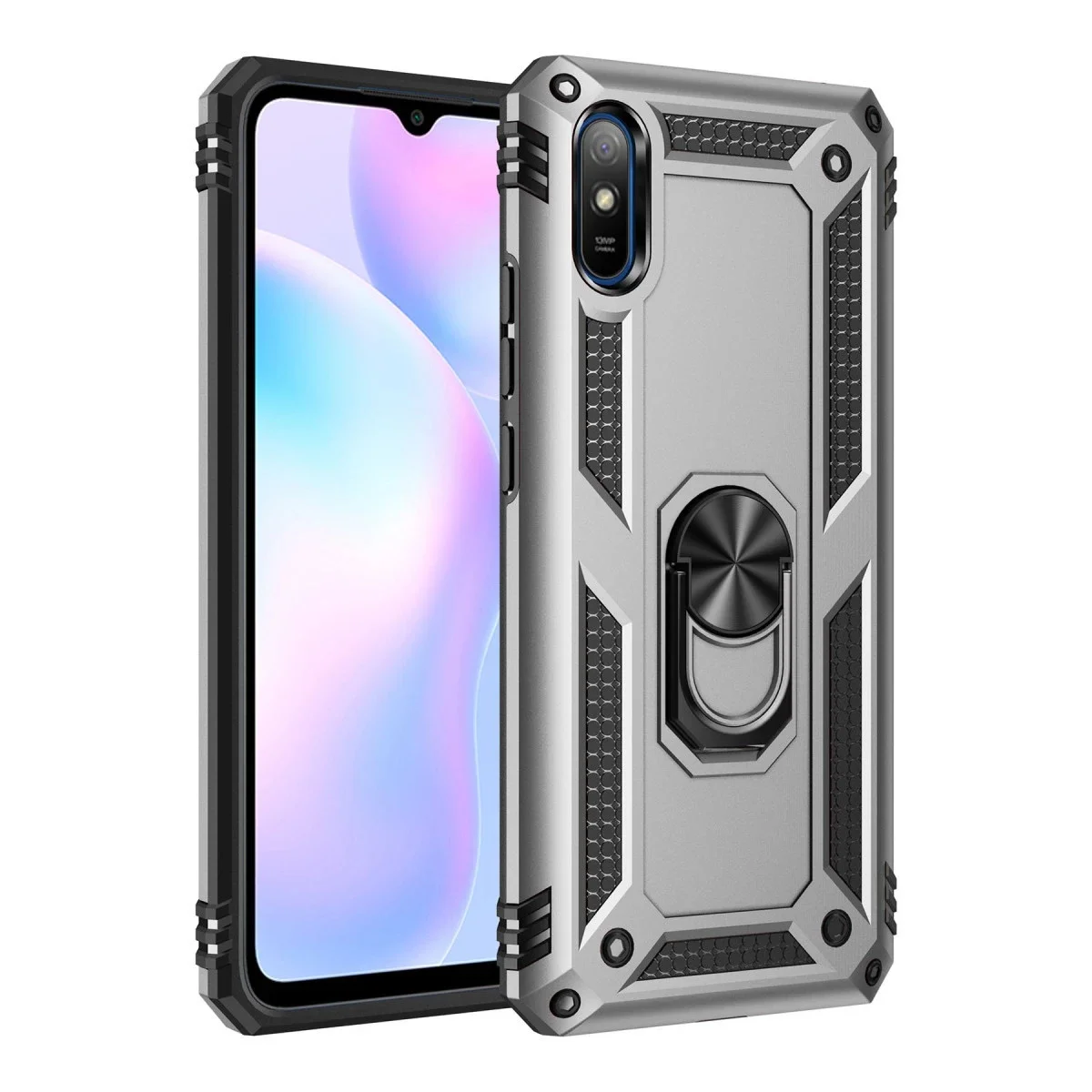 Xiaomi Redmi 9A Kılıf Sofya Yüzüklü Silikon Kapak - Gümüş Fiyatı, Yorumları ve Özellikleri