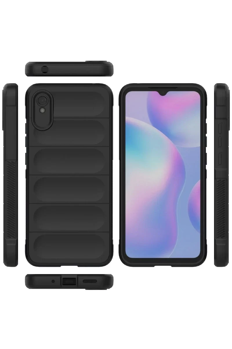 Xiaomi Redmi 9A Kılıf Optimum Silikon - Siyah Xiaomi Redmi 9A Kılıf Optimum Silikon - Siyah