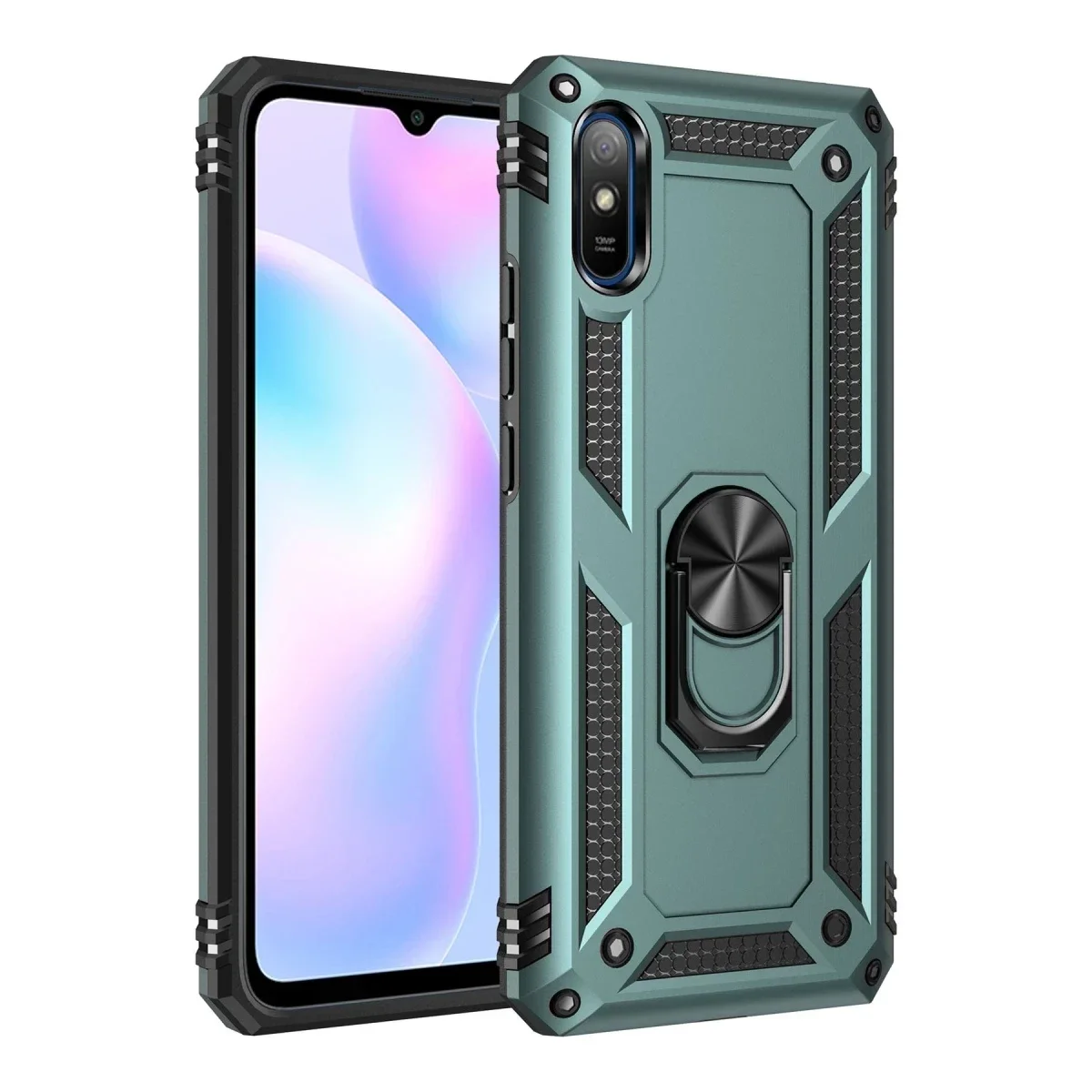 Xiaomi Redmi 9A Kılıf Sofya Yüzüklü Silikon Kapak - Yeşil Fiyatı, Yorumları ve Özellikleri