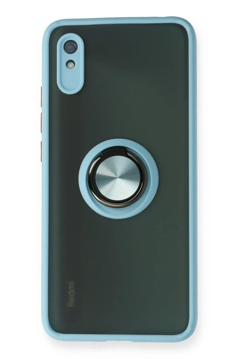 Xiaomi Redmi 9A Kılıf Montreal Yüzüklü Silikon Kapak - Buz Mavi Fiyatı, Yorumları ve Özellikleri