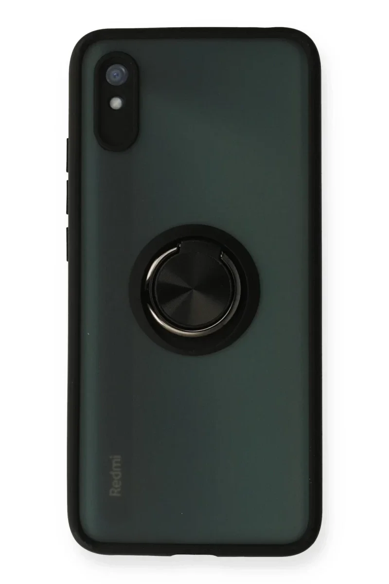 Xiaomi Redmi 9A Kılıf Montreal Yüzüklü Silikon Kapak - Siyah Fiyatı, Yorumları ve Özellikleri