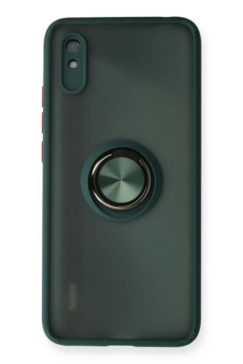 Xiaomi Redmi 9A Kılıf Montreal Yüzüklü Silikon Kapak - Yeşil Fiyatı, Yorumları ve Özellikleri
