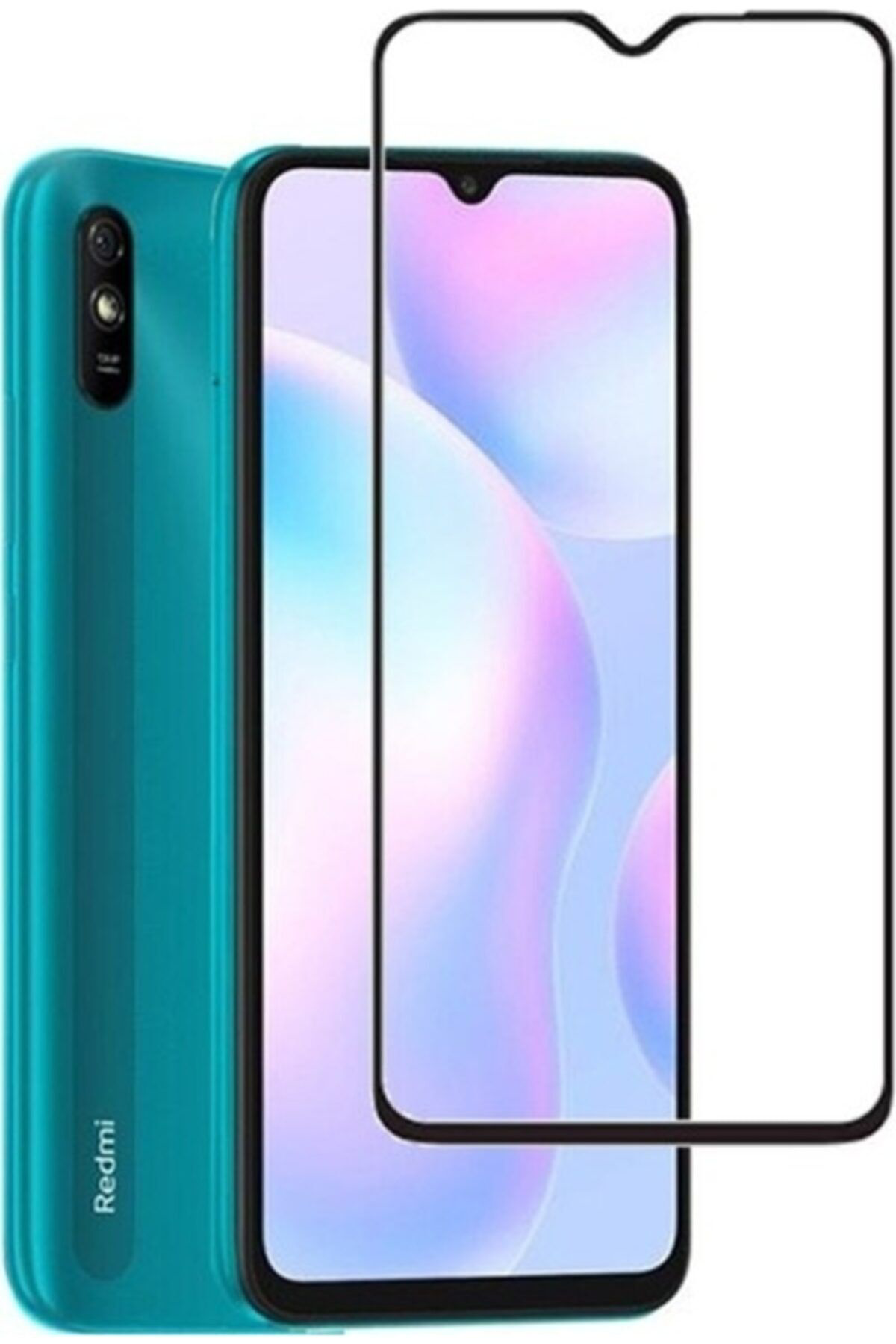 Xiaomi Redmi 9a Uyumlu Siyah Seramik Nano Ekran Koruyucu Tam Kapl
