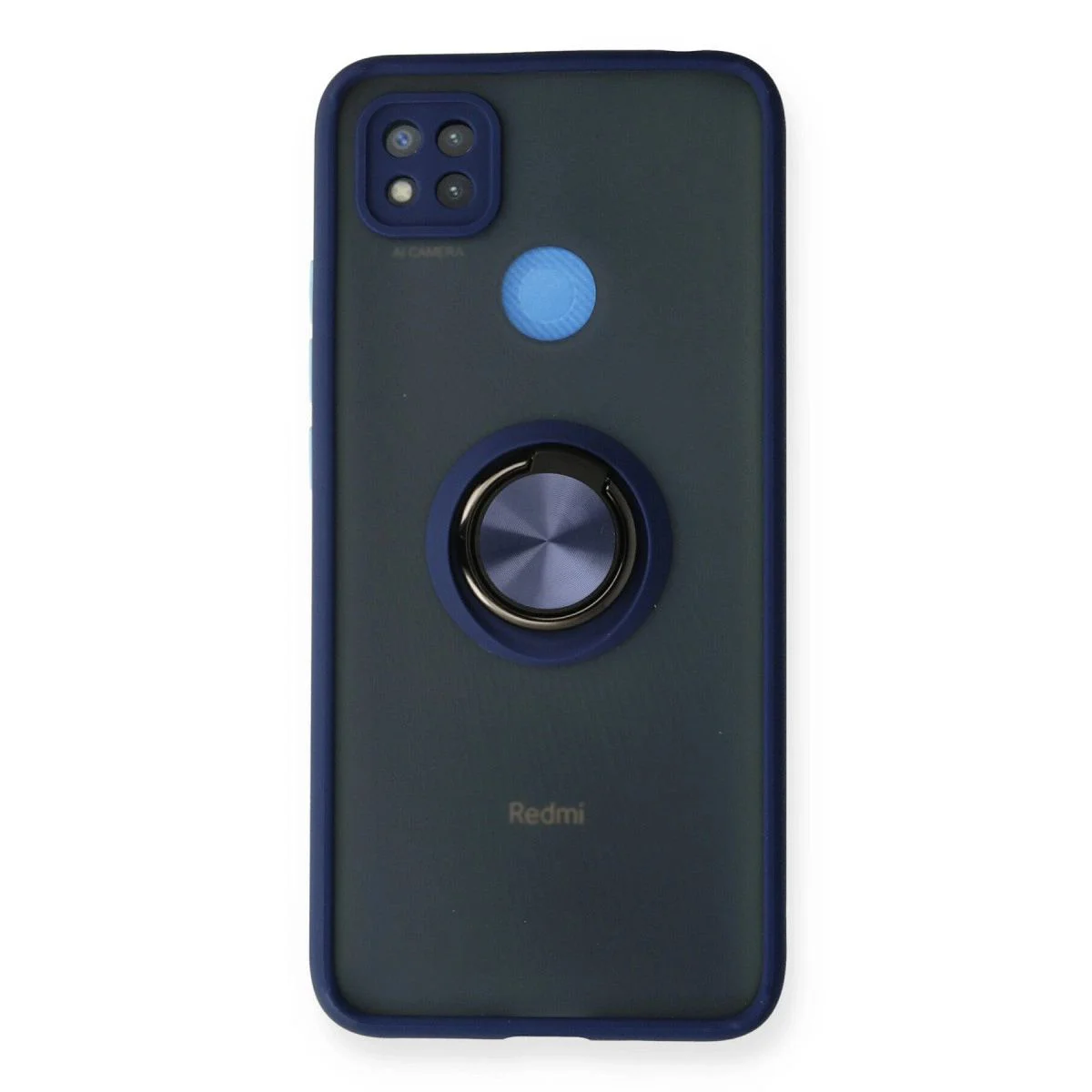 Xiaomi Redmi 9c ile Uyumlu Montreal Yüzüklü Silikon Kılıf - Lacivert Darbe Korumalı Standlı Fiyatı, Yorumları ve Özellikleri
