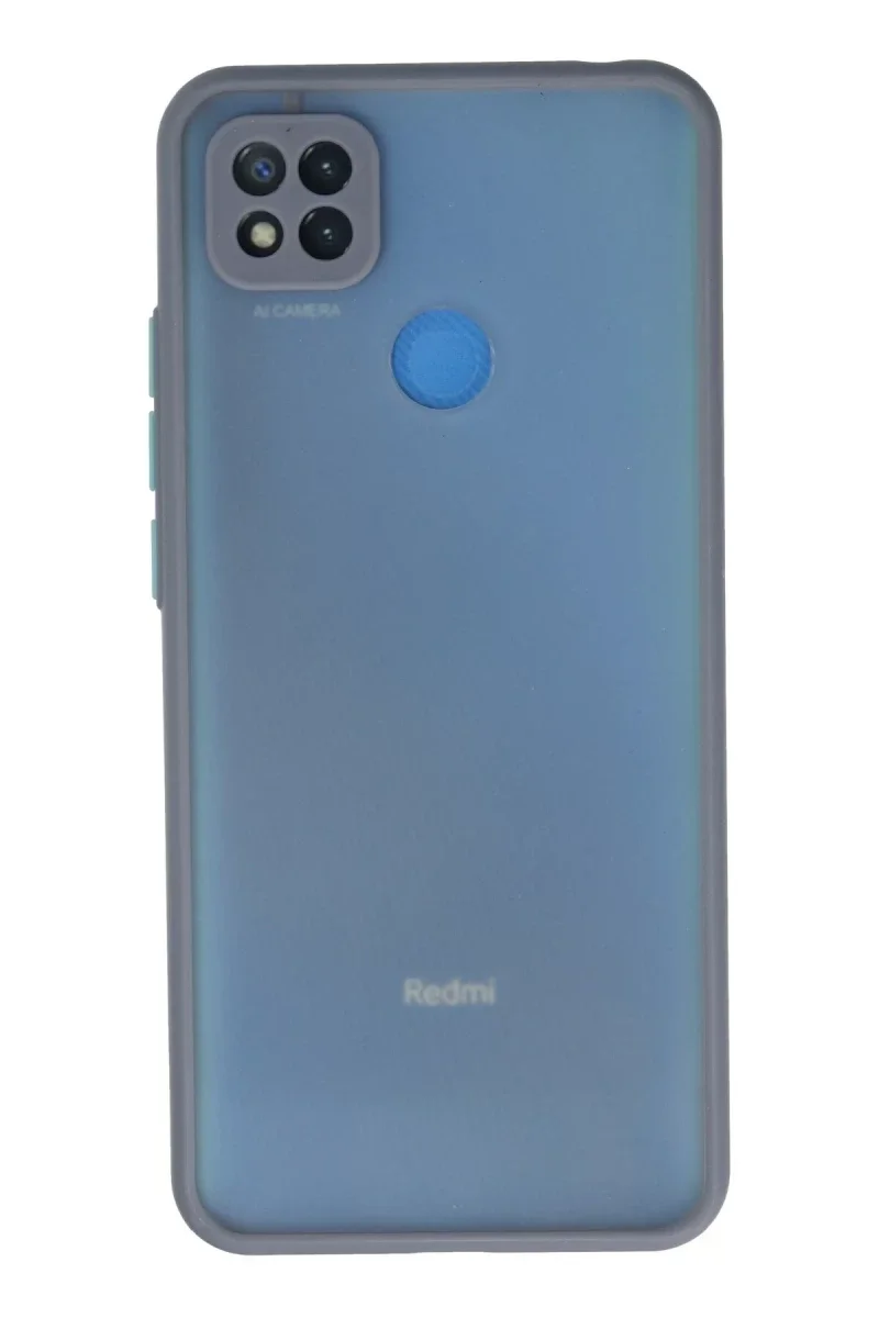 Xiaomi Redmi 9C Kılıf Montreal Silikon Kapak - Gri Xiaomi Redmi 9C Kılıf Montreal Silikon Kapak - Gri