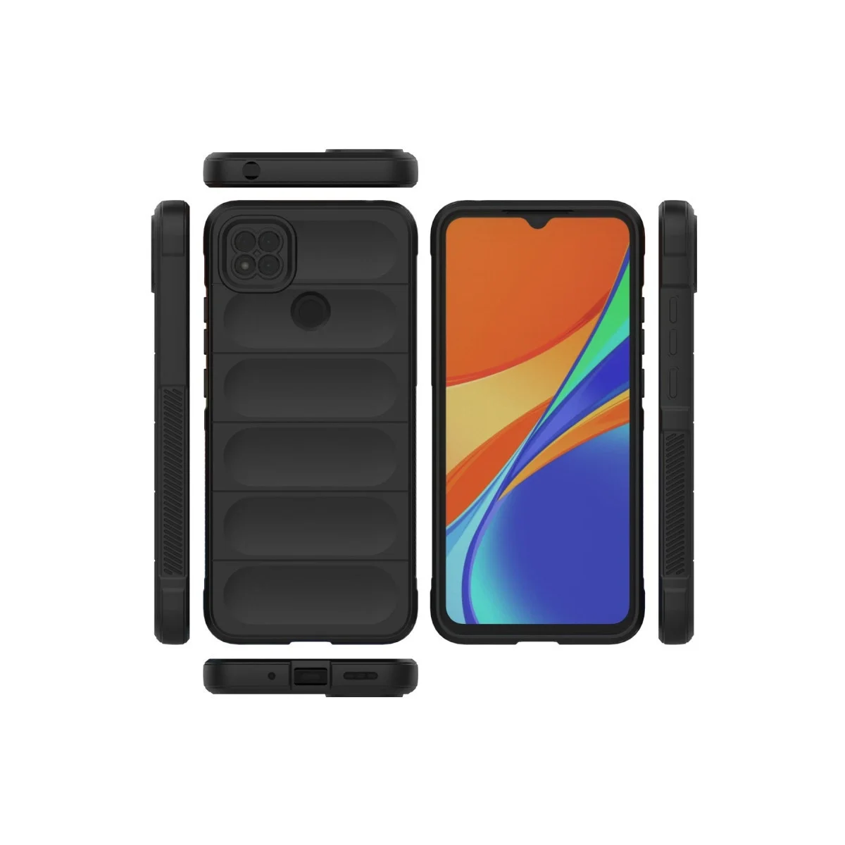 Xiaomi Redmi 9c Kılıf Optimum Silikon - Siyah Xiaomi Redmi 9c Kılıf Optimum Silikon - Siyah