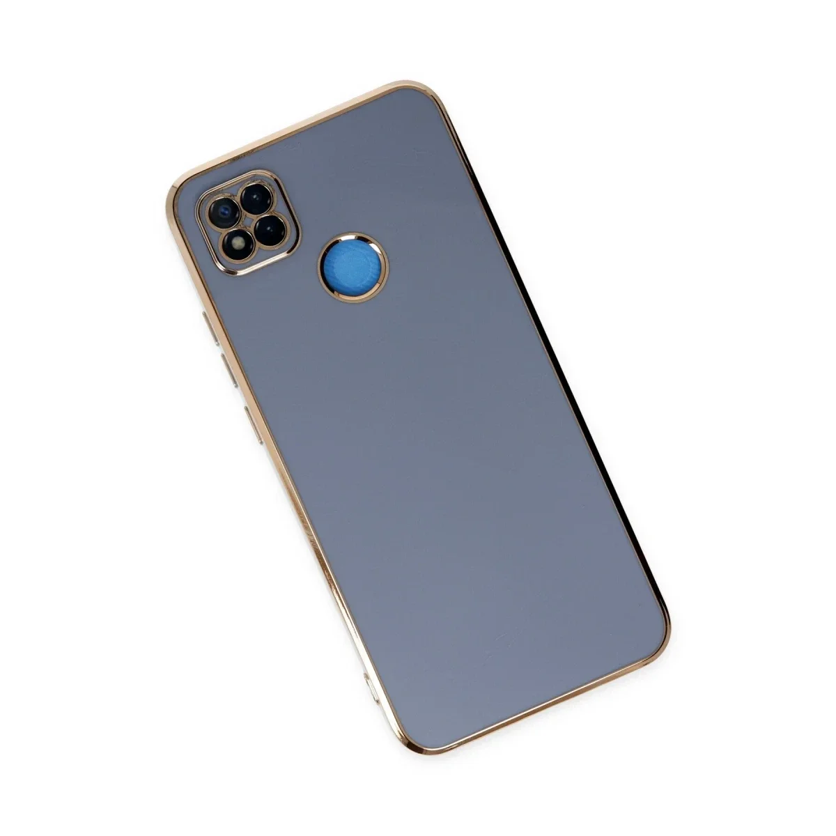 Xiaomi Redmi 9C Kılıf Volet Silikon - Mavi - Görsel 3