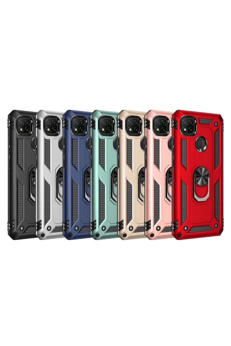 Xiaomi Redmi 9C Kılıf Sofya Yüzüklü Silikon Kapak - Gold Fiyatı, Yorumları ve Özellikleri