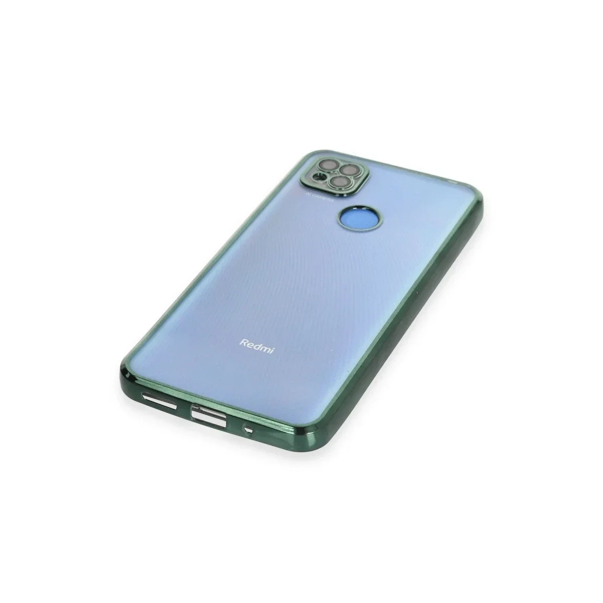 Xiaomi Redmi 9C Kılıf Razer Lensli Silikon - Yeşil Xiaomi Redmi 9C Kılıf Razer Lensli Silikon - Yeşil